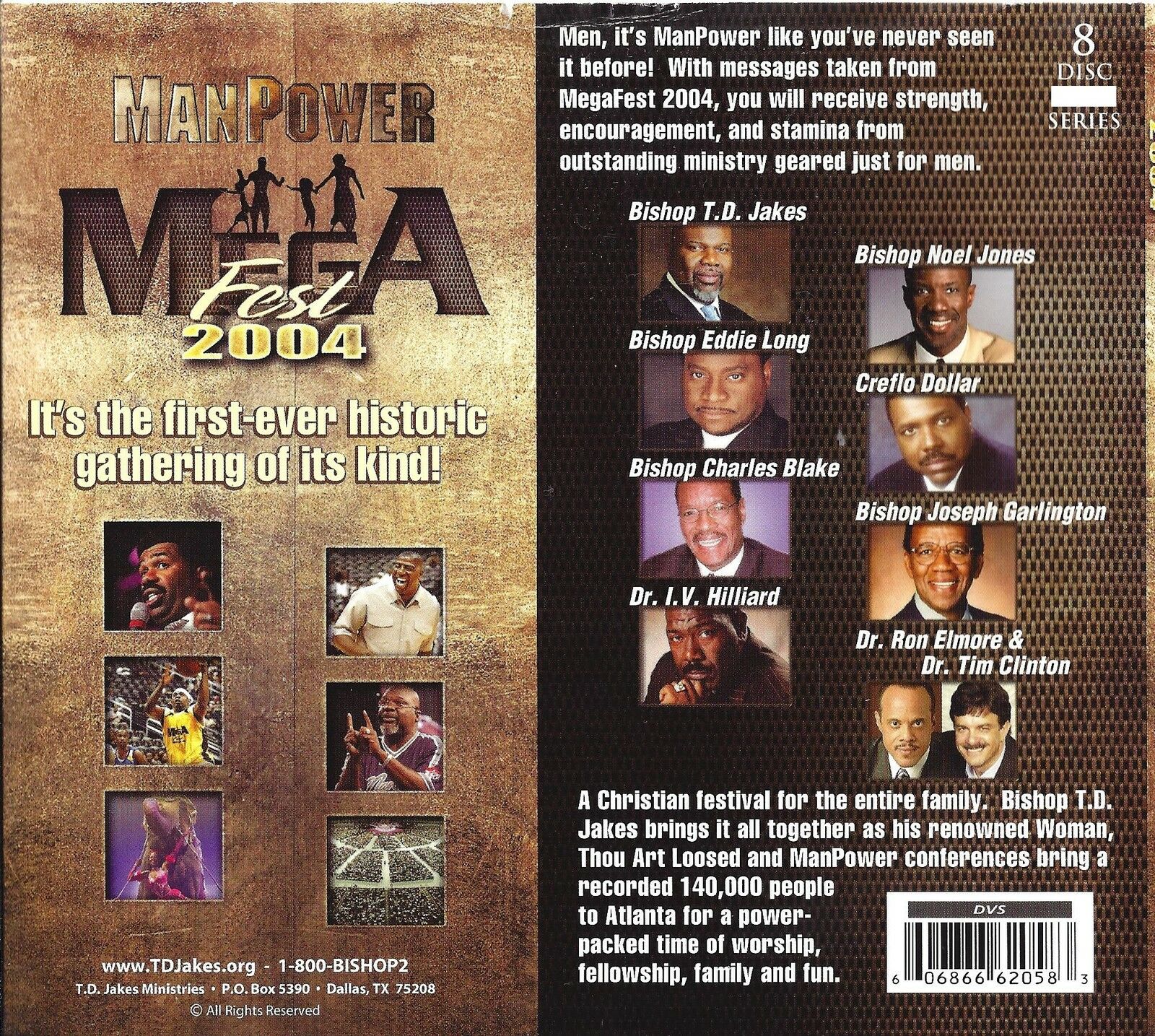 Manpower 2004 (8 DVD) - T D Jakes